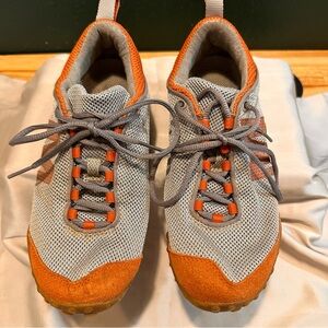 MERRELL SPRINT STREAK VENTILATOR GREY/ORANGE Sneakers Womens Size 6.5.